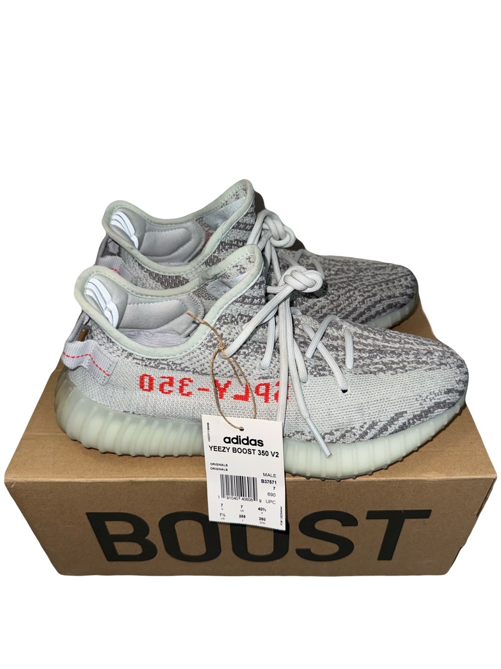 Adidas Yeezy Boost 350 V2 blue tint
